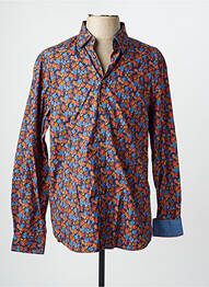 Chemise manches longues coupe cintrée bleu CAMBRIDGE homme