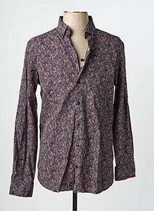 Chemise manches longues coupe cintrée bleu CAMBRIDGE homme