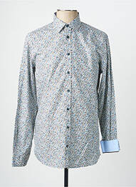 Chemise manches longues coupe cintrée bleu CAMBRIDGE homme