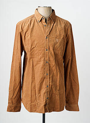 Chemise manches longues poches beige CAMBRIDGE homme