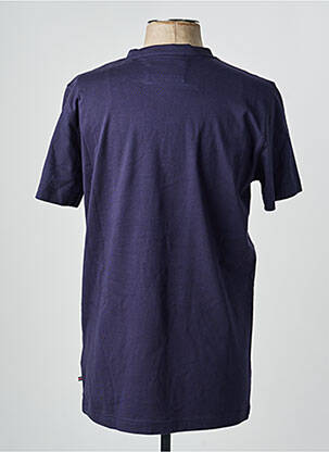 T-shirt coupe cintrée manches courtes bleu CAMBRIDGE homme