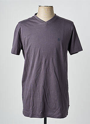 T-shirt coupe cintrée manches courtes gris CAMBRIDGE homme