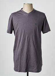 T-shirt coupe cintrée manches courtes gris CAMBRIDGE homme