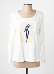 T-shirt manches longues manches longues blanc JULIE GUERLANDE femme