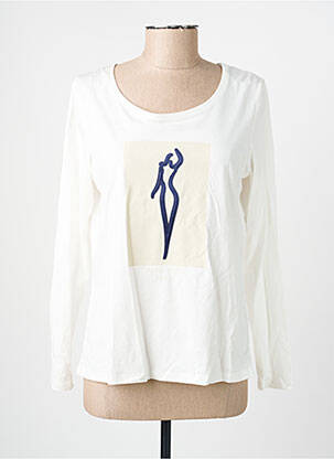 T-shirt manches longues manches longues blanc JULIE GUERLANDE femme