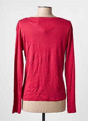 T-shirt manches longues manches longues rouge C'EST BEAU LA VIE femme