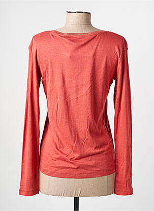 T-shirt manches longues manches longues orange C'EST BEAU LA VIE femme