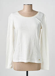 T-shirt manches longues manches longues blanc C'EST BEAU LA VIE femme