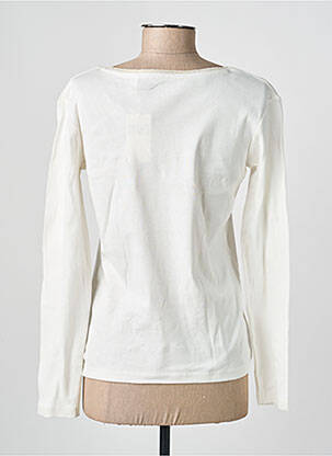 T-shirt manches longues manches longues blanc C'EST BEAU LA VIE femme
