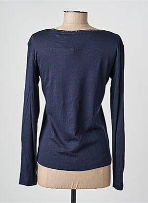 T-shirt manches longues manches longues bleu C'EST BEAU LA VIE femme