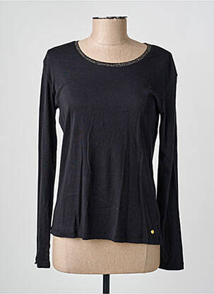 T-shirt manches longues manches longues noir C'EST BEAU LA VIE femme