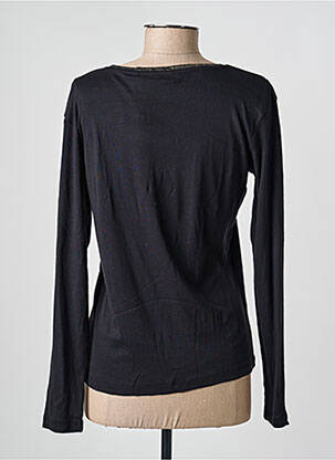 T-shirt manches longues manches longues noir C'EST BEAU LA VIE femme