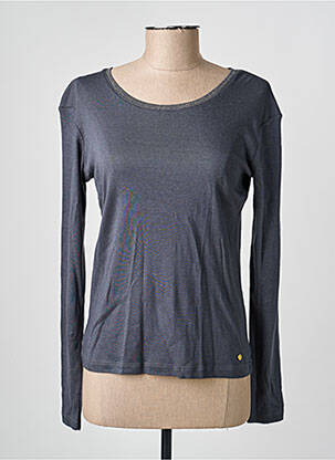 T-shirt manches longues manches longues bleu fonce C'EST BEAU LA VIE femme