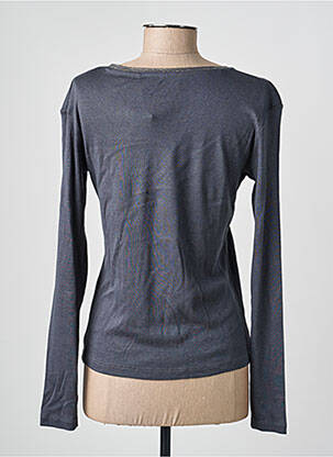 T-shirt manches longues manches longues bleu fonce C'EST BEAU LA VIE femme