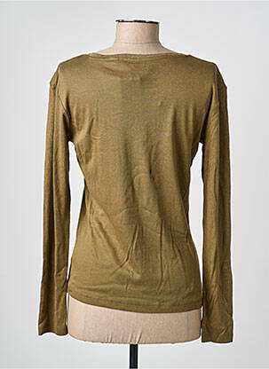 T-shirt manches longues manches longues vert C'EST BEAU LA VIE femme