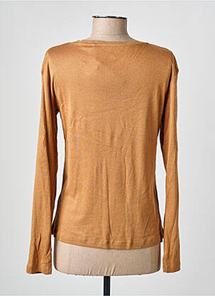 T-shirt manches longues manches longues marron clair C'EST BEAU LA VIE femme