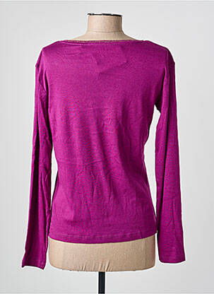 T-shirt manches longues manches longues violet C'EST BEAU LA VIE femme