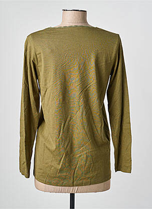 T-shirt manches longues manches longues vert C'EST BEAU LA VIE femme