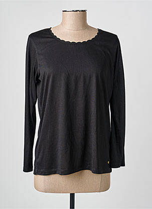 T-shirt manches longues manches longues noir C'EST BEAU LA VIE femme