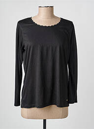 T-shirt manches longues manches longues noir C'EST BEAU LA VIE femme