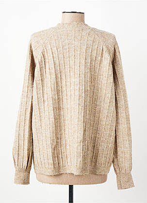 Gilet manches longues stretch beige C'EST BEAU LA VIE femme