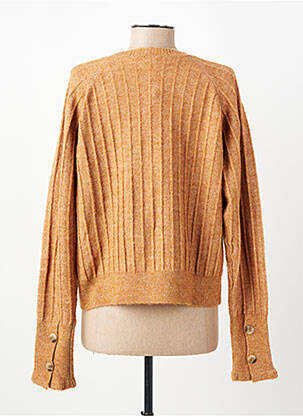 Gilet manches longues stretch orange C'EST BEAU LA VIE femme