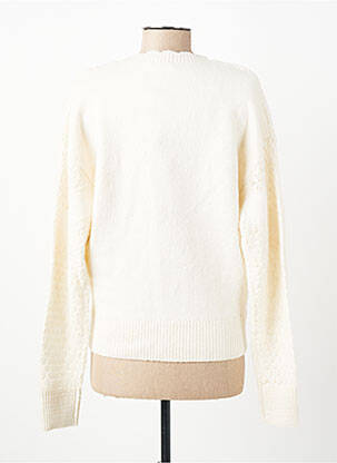 Gilet manches longues stretch blanc C'EST BEAU LA VIE femme