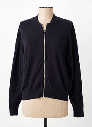 Gilet manches longues manches longues bleu C'EST BEAU LA VIE femme