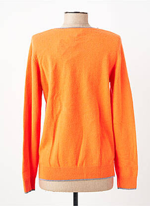 Pull coupe cintrée manches longues orange JULIE GUERLANDE femme