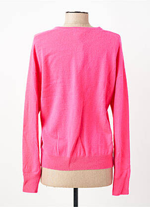 Pull coupe cintrée manches longues rose JULIE GUERLANDE femme
