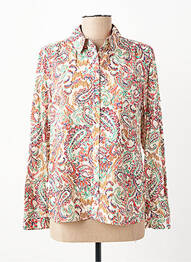 Chemisier coupe cintrée manches longues beige JULIE GUERLANDE femme