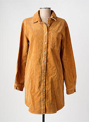 Veste casual coupe droite jaune C'EST BEAU LA VIE femme