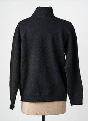 Pull stretch manches longues noir C'EST BEAU LA VIE femme