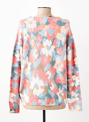 Pull coupe droite manches longues bleu JULIE GUERLANDE femme