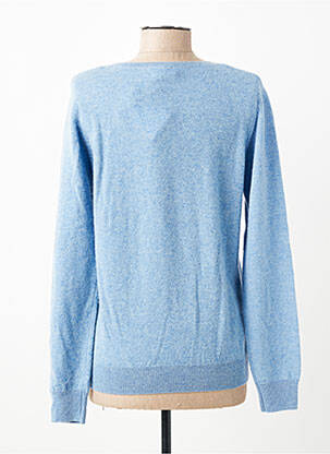 Pull coupe cintrée manches longues bleu JULIE GUERLANDE femme