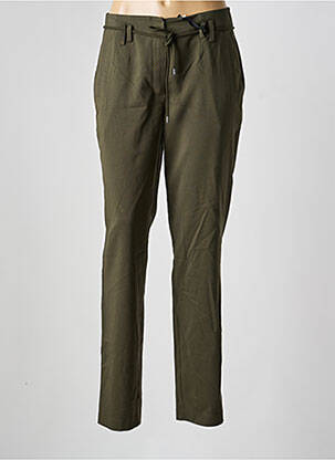 Pantalon chino taille normale taille normale vert JULIE GUERLANDE femme