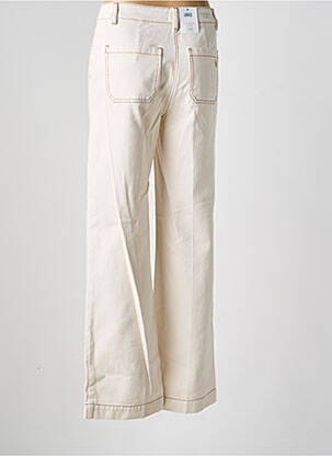 Jeans coupe large taille normale taille normale beige C'EST BEAU LA VIE femme