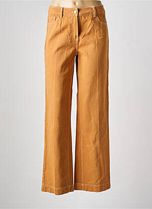 Jeans coupe large taille normale taille normale orange C'EST BEAU LA VIE femme