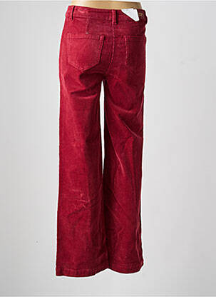 Pantalon flare stretch taille normale rouge C'EST BEAU LA VIE femme