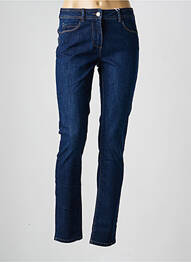 Jeans coupe slim tissage brut taille normale bleu C'EST BEAU LA VIE femme