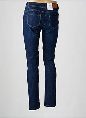 Jeans coupe slim tissage brut taille normale bleu C'EST BEAU LA VIE femme