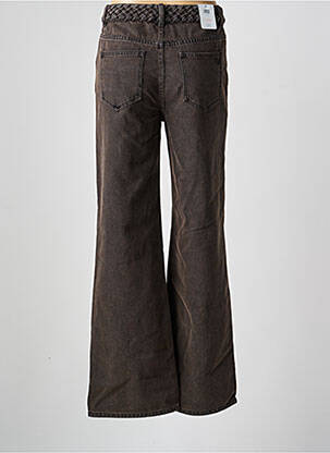 Jeans coupe large stretch taille haute gris C'EST BEAU LA VIE femme