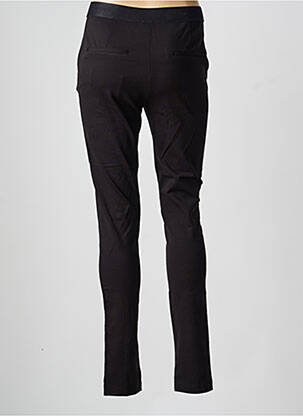 Pantalon chino taille normale taille normale noir JULIE GUERLANDE femme