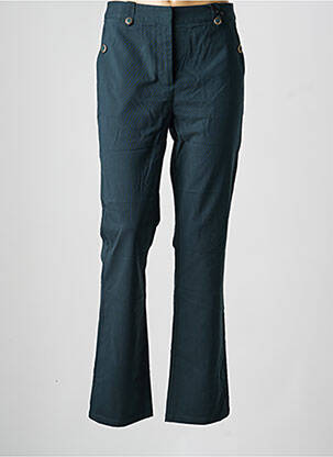 Pantalon slim taille élastique taille normale vert JULIE GUERLANDE femme