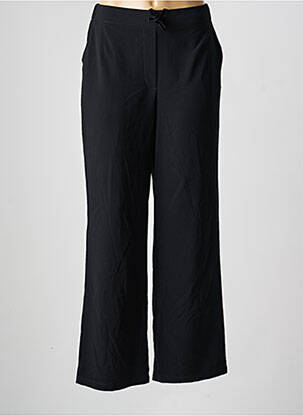 Pantalon large tissage crêpe taille normale noir C'EST BEAU LA VIE femme