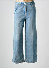 Jeans coupe large stretch taille normale bleu C'EST BEAU LA VIE femme