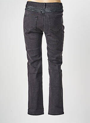 Jeans coupe droite stretch taille normale noir JULIE GUERLANDE femme
