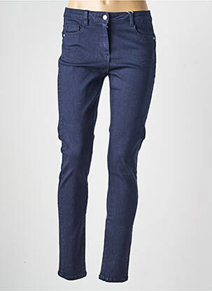 Pantalon slim stretch taille normale bleu C'EST BEAU LA VIE femme