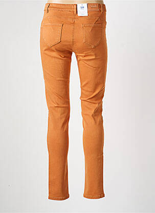 Pantalon slim stretch taille normale orange C'EST BEAU LA VIE femme