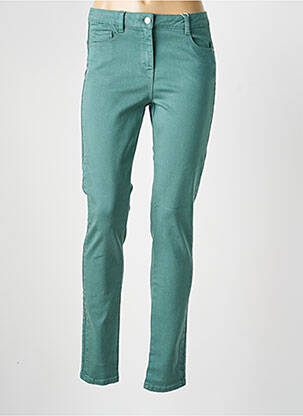 Pantalon slim stretch taille normale vert C'EST BEAU LA VIE femme